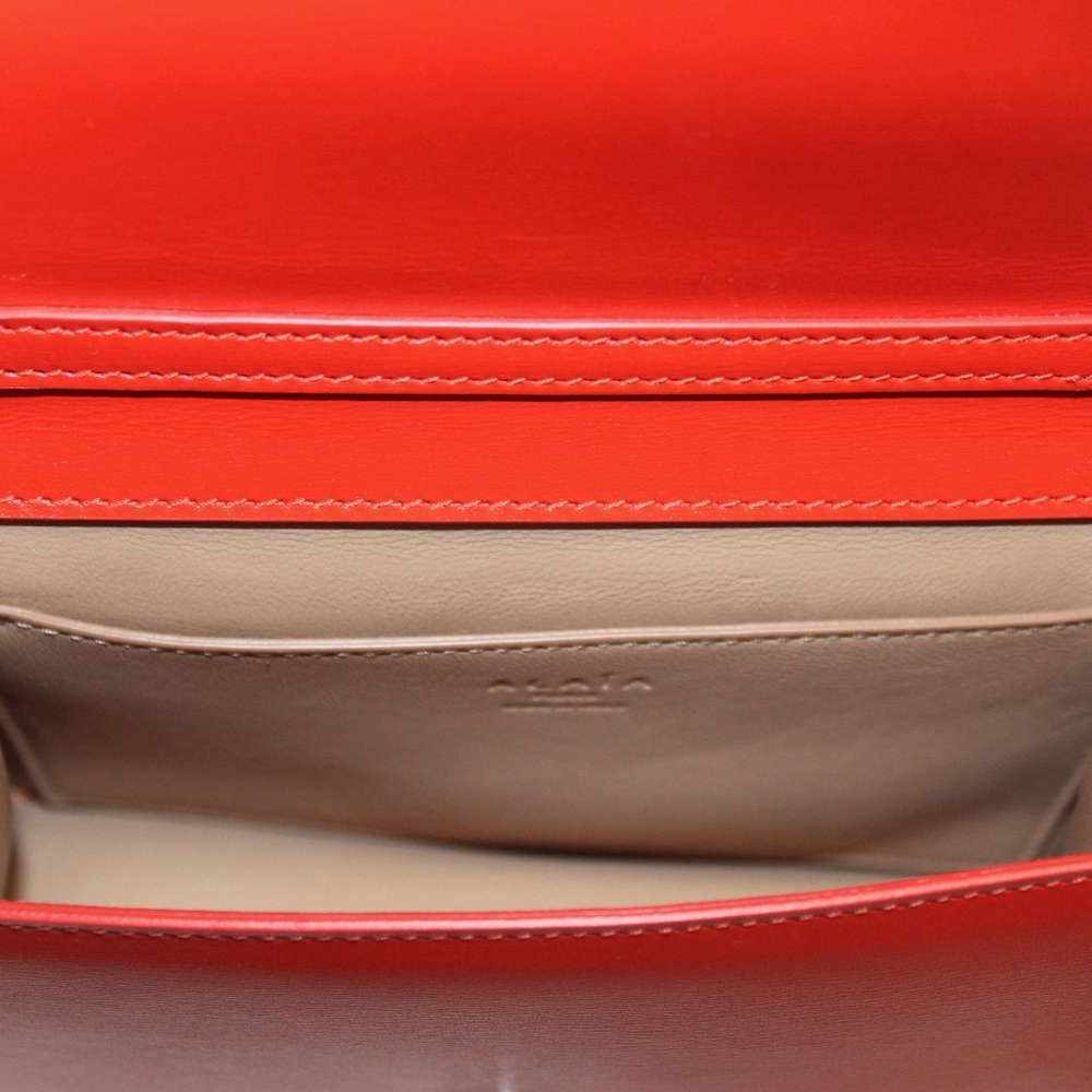 Alaia Small Flap Convertible Pochette Piment - Picture 4 of 8